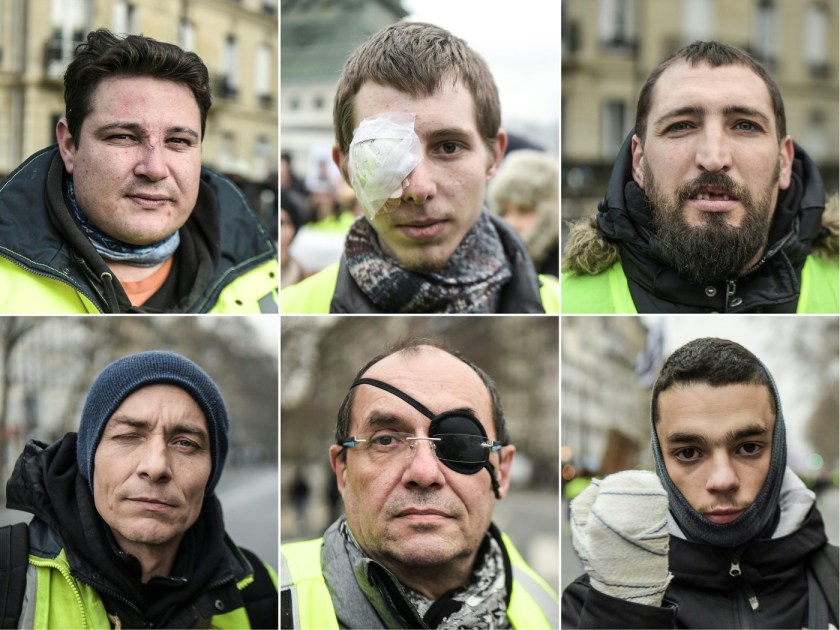 Montage photos datant 2 fevrier 2019 gilets jaunes blesses policede manifestations G D Alex 34 Franck Didron 20 anonyme Patrice Philippe 49 Patrick Galliand 59 Ilias Payart Paudet 20 1 1400 1050