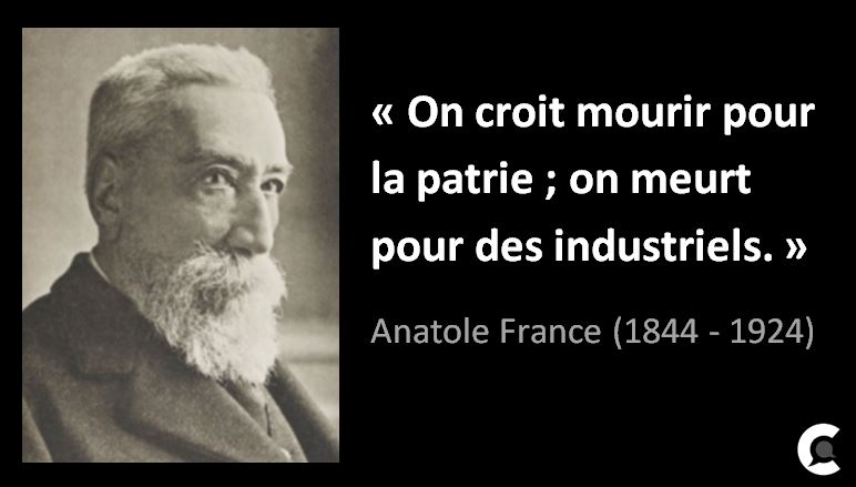 citation guerre anatole france