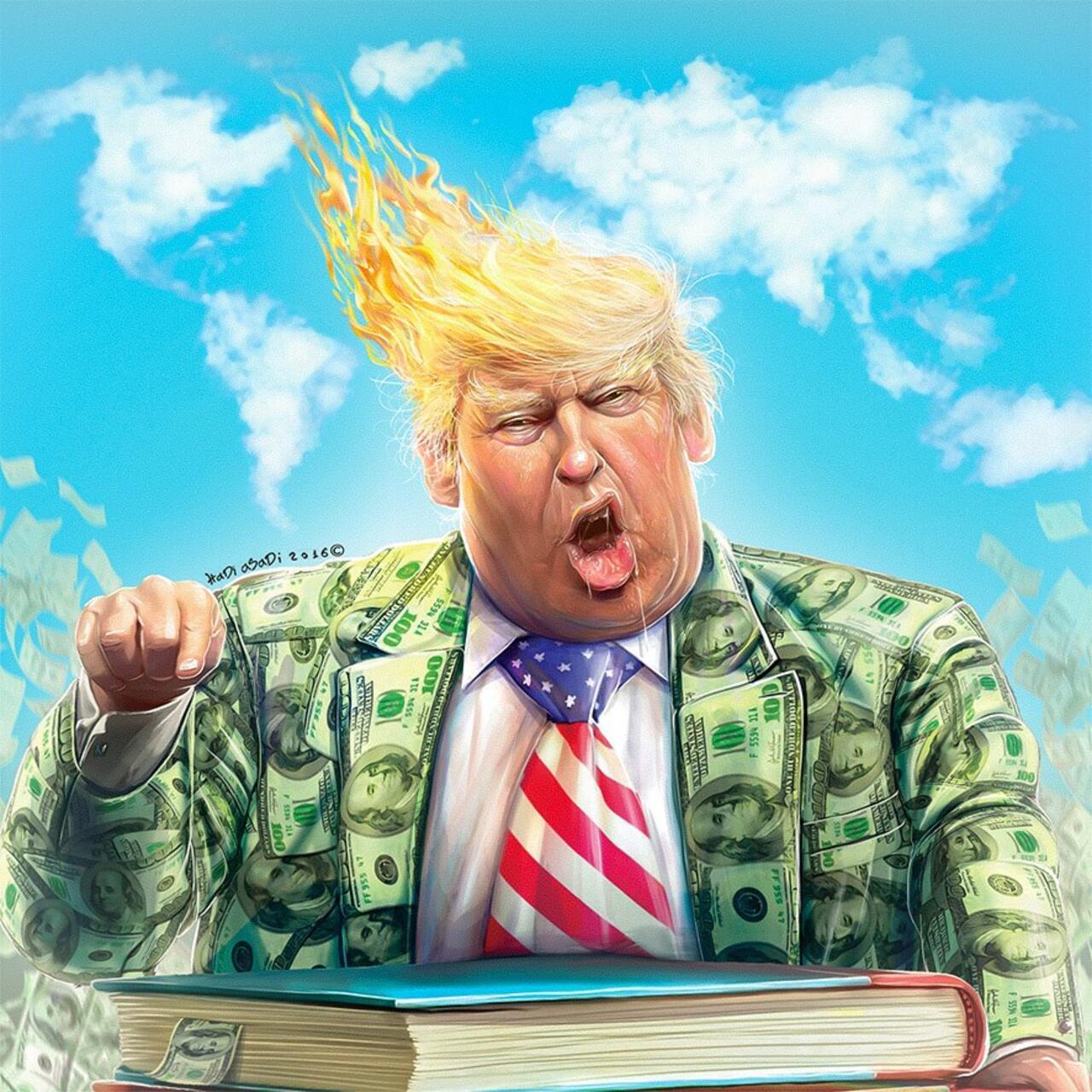 donald trump 2016 by hadi assadi 0lklkkl