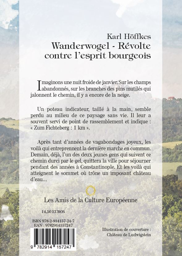 Höffkes Karl Wandervogel Révolte contre lesprit bourgeois 4ème Couverture