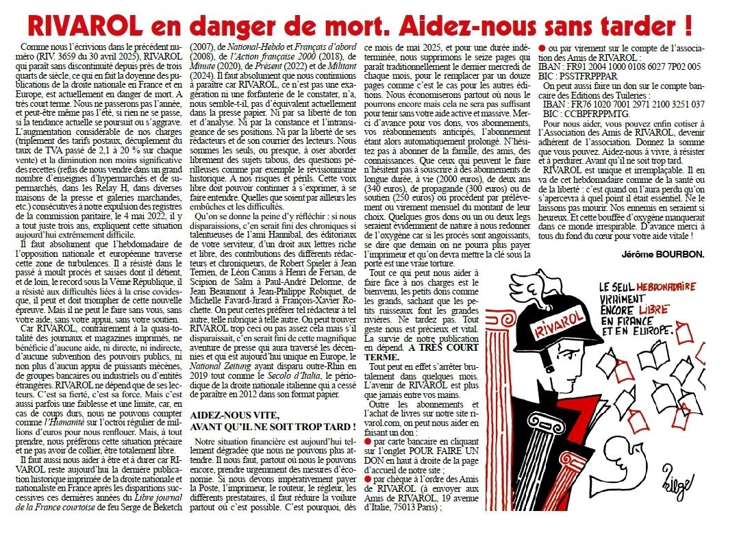 rivarol sos