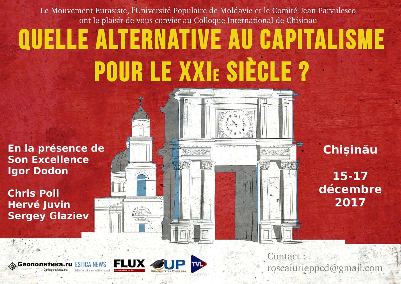 Colloque international Moldavie CHISINAU ANTICAPITALISME