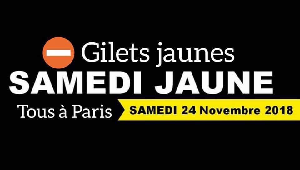 gilets jaunes samedi 241118