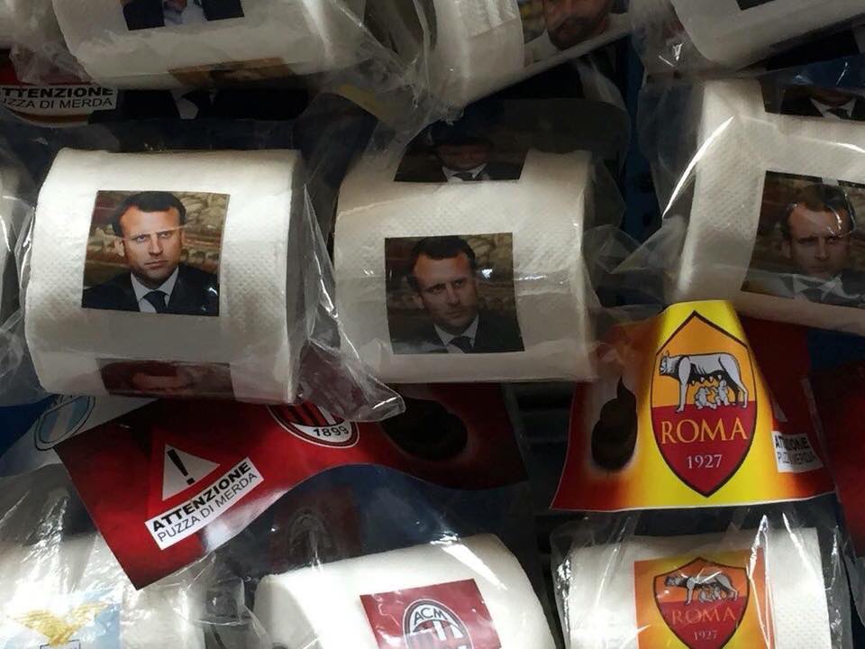 macron pq papier toilette