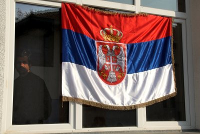 Le drapeau Serbe