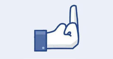 Facebook Middle Finger large